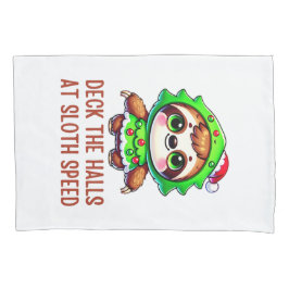 Engraçado Natal Sloth Cartoon de Árvore de Natal