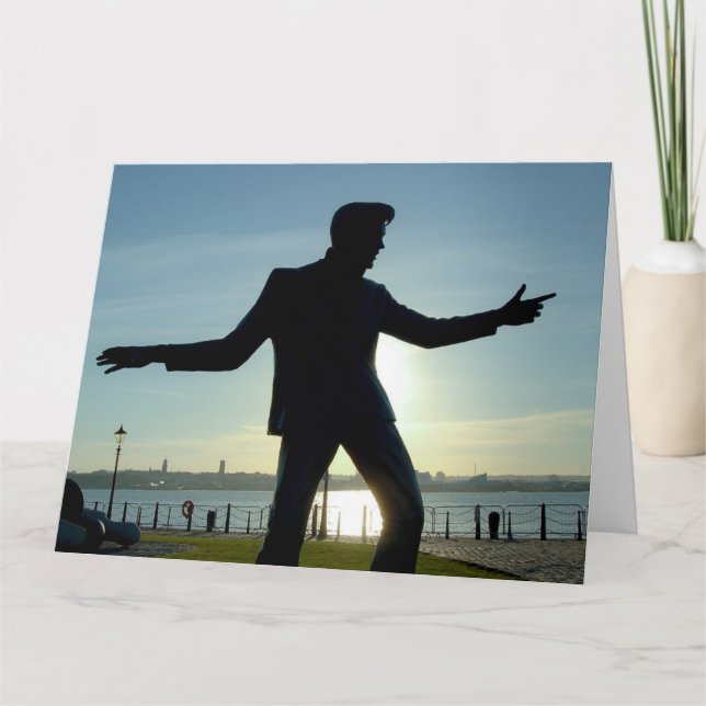 ENGRAÇADO OBRIGADO COM O CARTÃO RETRO GREETING (Frente)