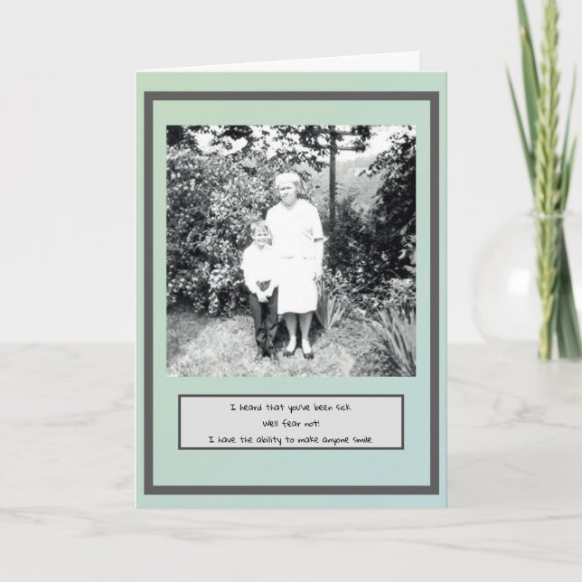 Engraçado Obter Bem Cartão (Frente)