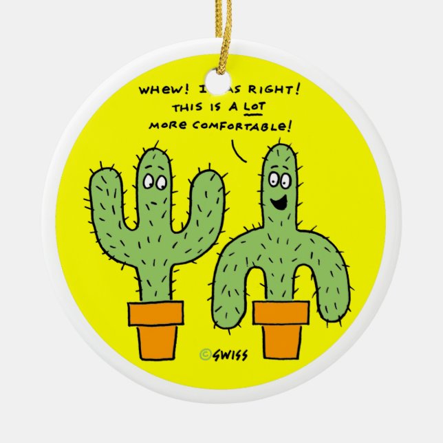 Engraçado Ornamento da Árvore de Natal do Sudoeste (Frente)