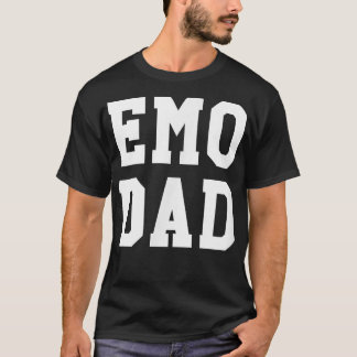 Engraçado Pai Emo Gótico Camisa Punk Música Cena P