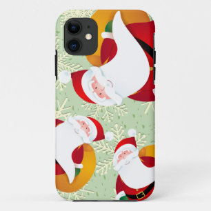 Engraçado Papai Noel, capas de iphone