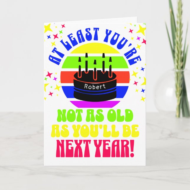 Engraçado, pelo menos você não está... Cartão Come (Frente)