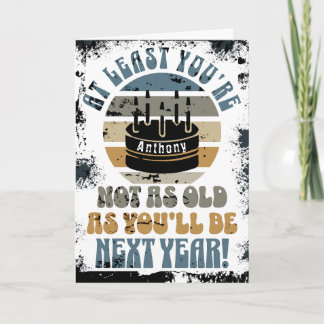 Engraçado, pelo menos você não está... Cartão Come