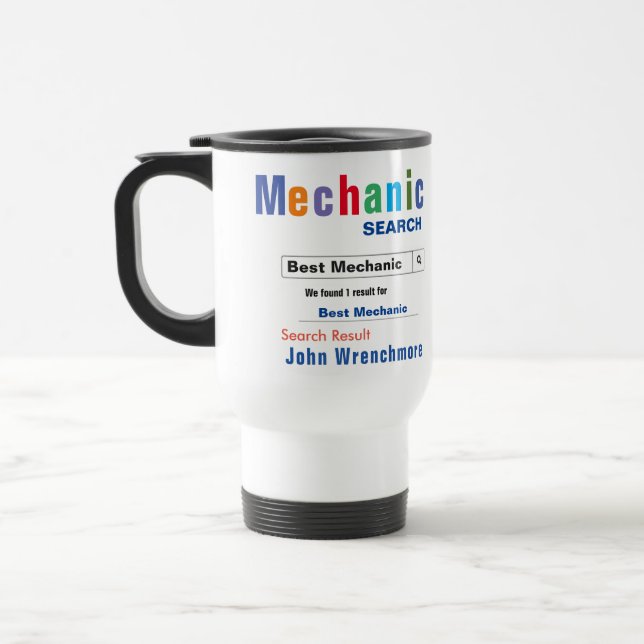Engraçado personalizado, melhor caneca mecânica (Esquerda)