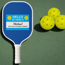 Engraçado Pickleball Meu nome é viciado em Pickleb