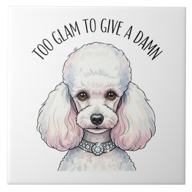Engraçado Poodle também, citação de Glam (Frente)