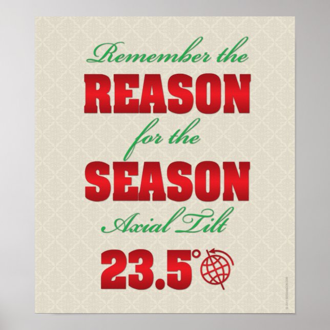 Engraçado poster de solstício de inverno (Frente)
