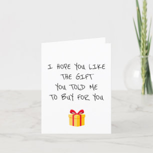 Engraçado Presente Cartão de Aniversário