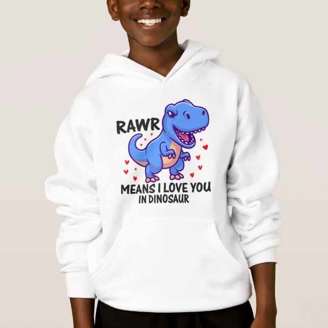 Engraçado Rawr Significa que Eu Te Amo Dia Dos Nam (Frente)