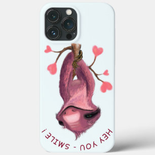 Engraçado Romântico Sloth Smile Cartoon Desenho