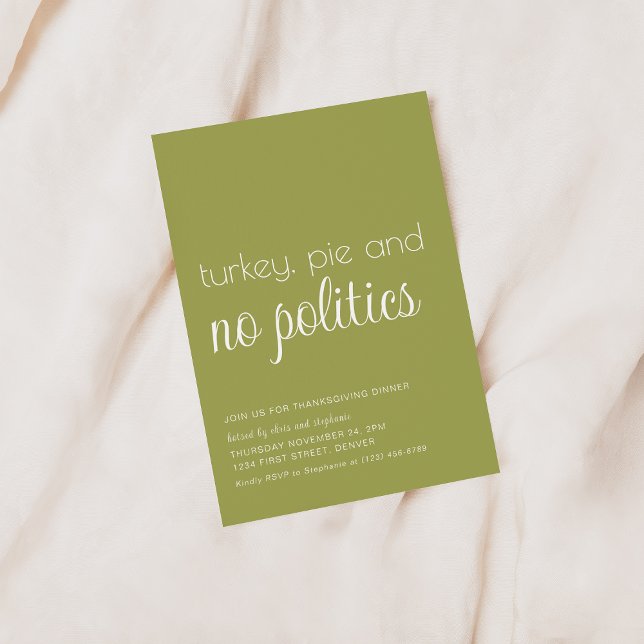 Engraçado Sage do Convite de festas de Ação de Gra (Criador carregado)