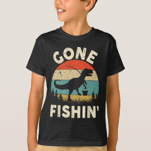 Engraçado Saiu Camiseta de Pesca Homens Meninos Jo