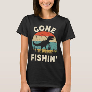 Engraçado Saiu Camiseta de Pesca Homens Meninos Jo