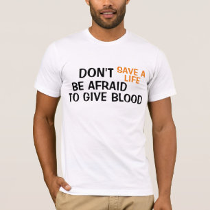 engraçado salvar uma vida dá design de camiseta en