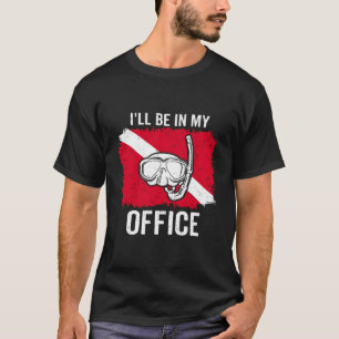 Engraçado Scuba Mergulhando Camisas Homens Mergulh
