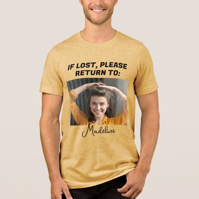 Engraçado se perdido, por favor volte para a foto  (Frente)