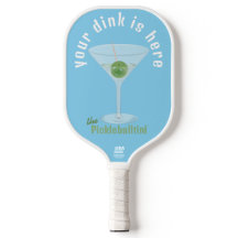 Engraçado Seu Dink Está Aqui Pickle Martini - Azul