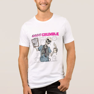 Engraçado Skeleton "Code Crumble" Enfermeira Humor