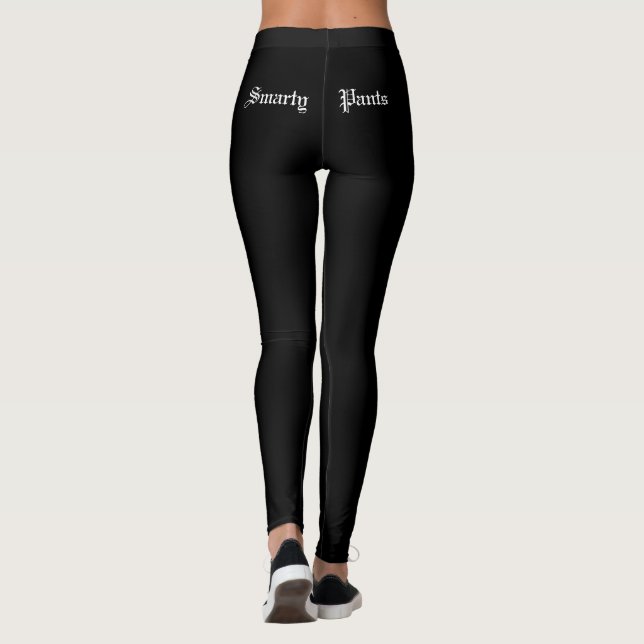 Engraçado Smarty Pants Leggings (Verso)