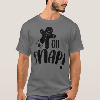 Engraçado Suéter de Ação de Graças Oh Snap T-Shirt