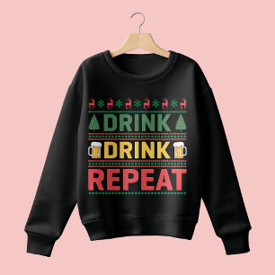 Engraçado Suéter de Natal Feio, Beer Script