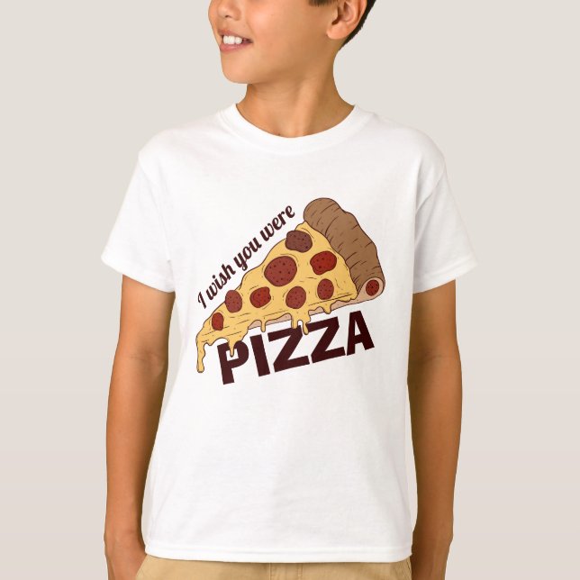 Engraçado Texto Personalizado PIZZA camisas e jaqu (Frente)