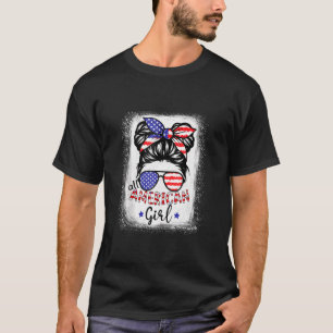 Engraçado, toda garota americana soprando camisas