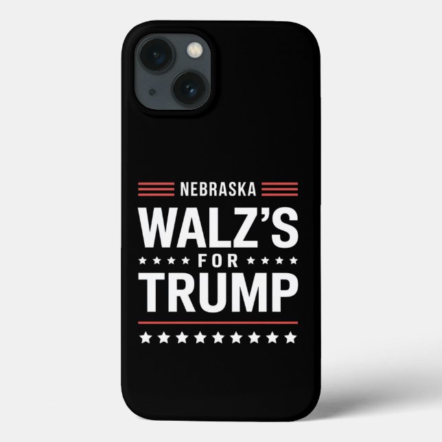 Engraçado Trump Vance Walz's para Trump Nebraska (Verso)