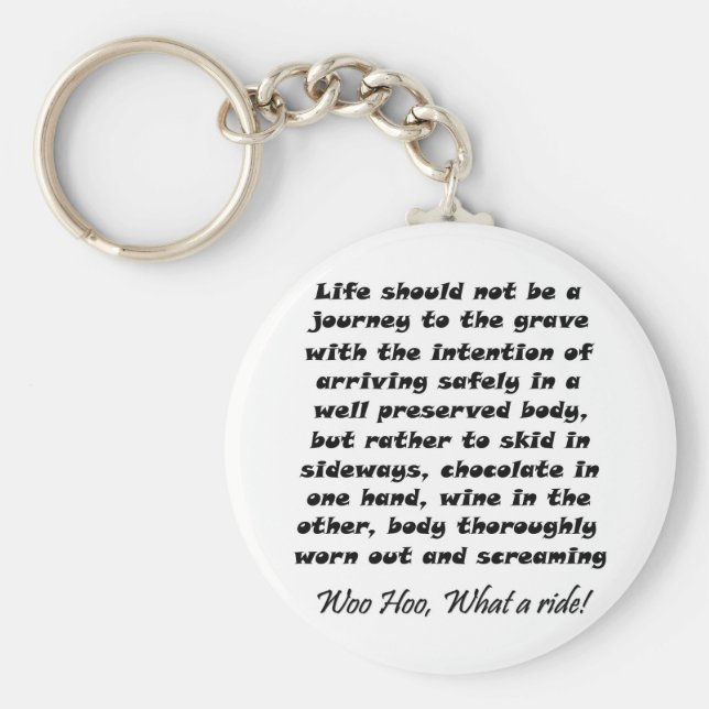 Engraçado único com presentes de chaveiro de anive (Frente)