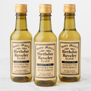 Engraçado Vinho de Aniversário Velho Fashiado ou