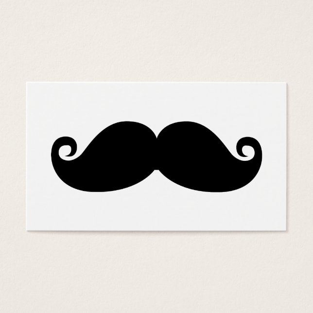 Engraçado Vintage Black Mustache (Frente)