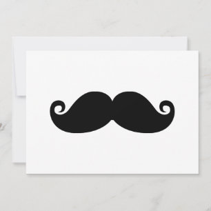Engraçado Vintage Black Mustache