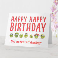Engraçado, você é um cartão de aniversário SPROUTs