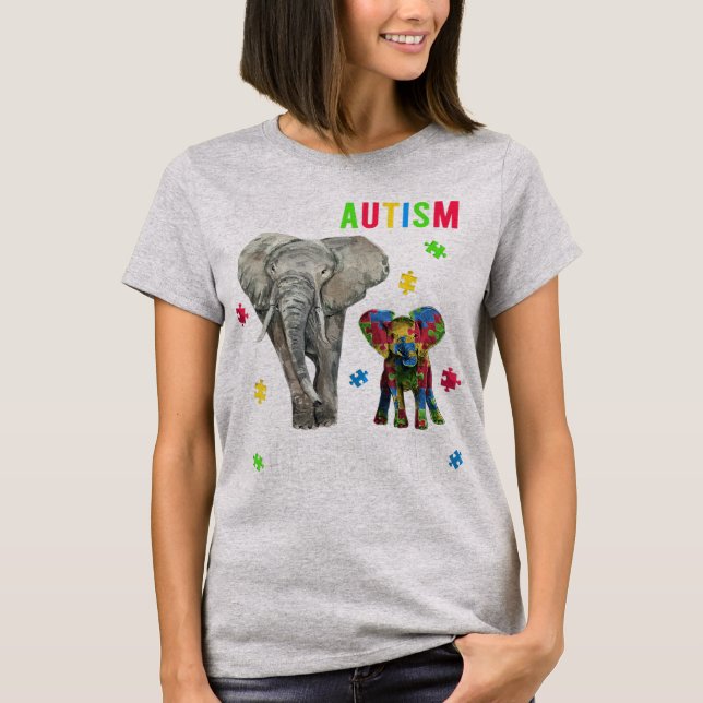 Engraçado Vovô Autismo Camisa De Consciência Para  (Frente)