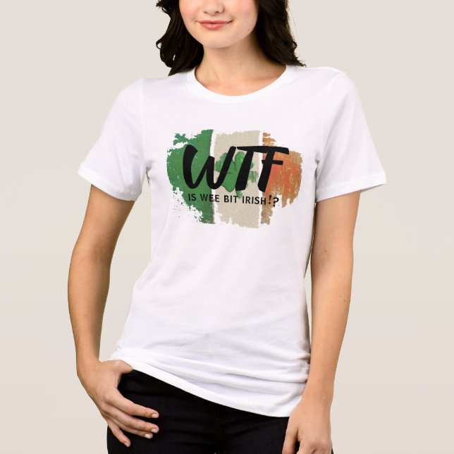 Engraçado WTF Impressão Tee, Nós Um Pouco De Camis (Frente)