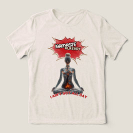 Engraçado Yoga Comic Pop Art - "Namaste Already"