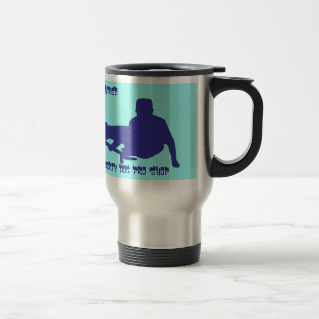 ENGRENAGENS DE SKATEBOARDS - CANECA DE VIAGEM - PR (Direita)