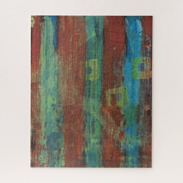 Enjaulado. Quebra-cabeça Spooky Jigsen. (Vertical)