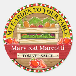 Enlatado do adesivo de Fazenda de jardim