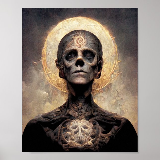 Enlightenso Fantasy Sci-Fi Art Poster (Frente)