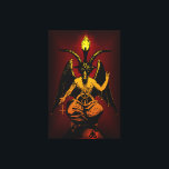 ENORME canvas Satânica de 40"x60" em fra grossa de<br><div class="desc">Esta é uma das peças de arte mais impressionantes que vendemos. É um enorme tamanho de castelo de 40 polegadas de largura e 60 polegadas de altura e montado na estrutura de madeira de 2, 5" de espessura. Você também pode pedir o redimensionamento para suas necessidades. Este trabalho é uma...</div>