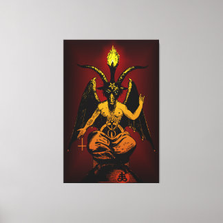 ENORME canvas Satânica de 40"x60" em fra grossa de