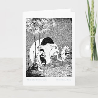 Enquanto a bruxa dorme no cartão 1