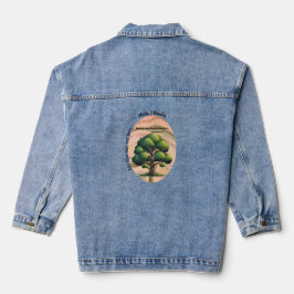 Enraizada Na Jaqueta Do Amor Denim