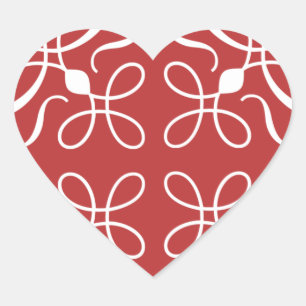 Enroladores com o adesivo vermelho-doce