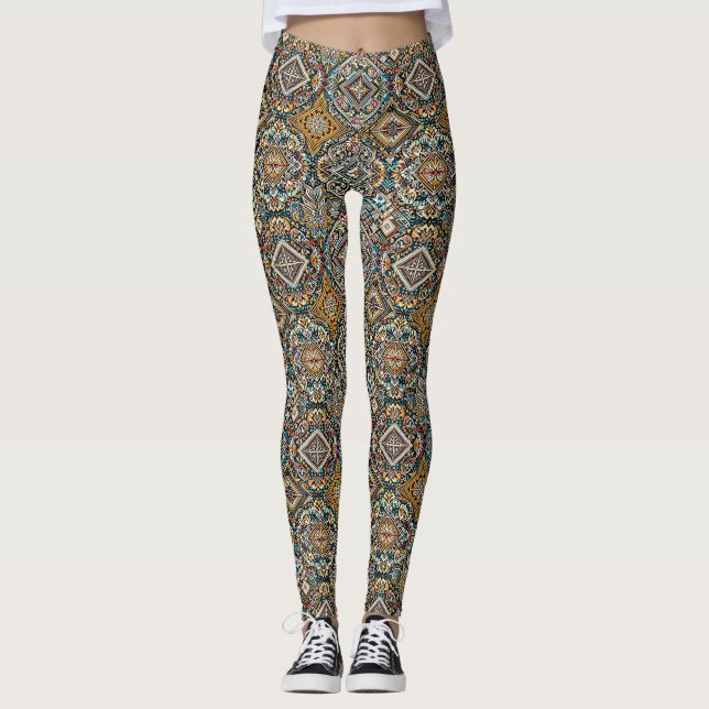 Enrolando Leggings de Papel (Frente)