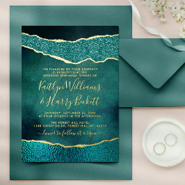 Ensaio Elegante De Casamento De Turquesas E Agatos