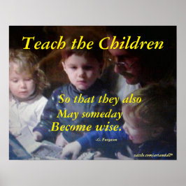 ENSINAR AS CRIANÇAS POSTER