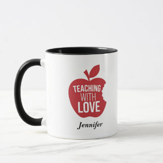 ensinar com a caneca do professor amante